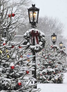 Wellsboro Snowy Main Street Penn Wells