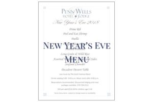 New Year’s Eve Party at the Penn Wells