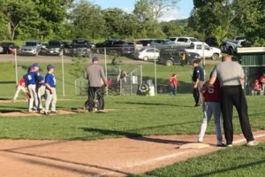 Little League baseball game